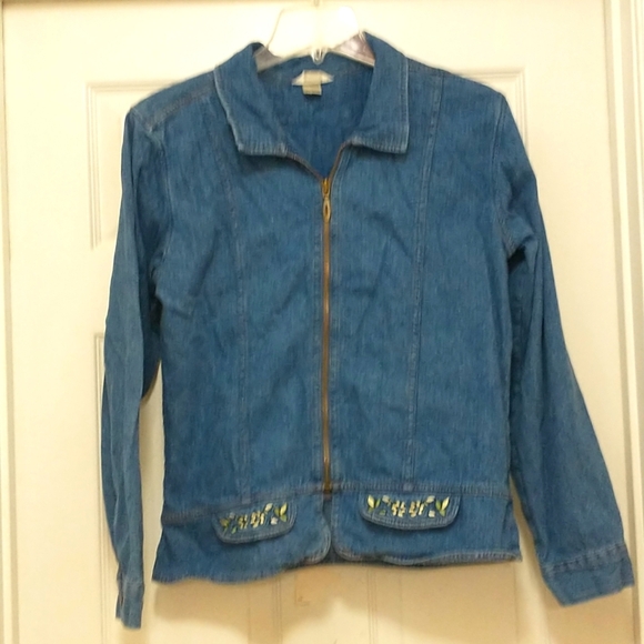 Christopher & Banks Denim Jacket Size M - Picture 1 of 6
